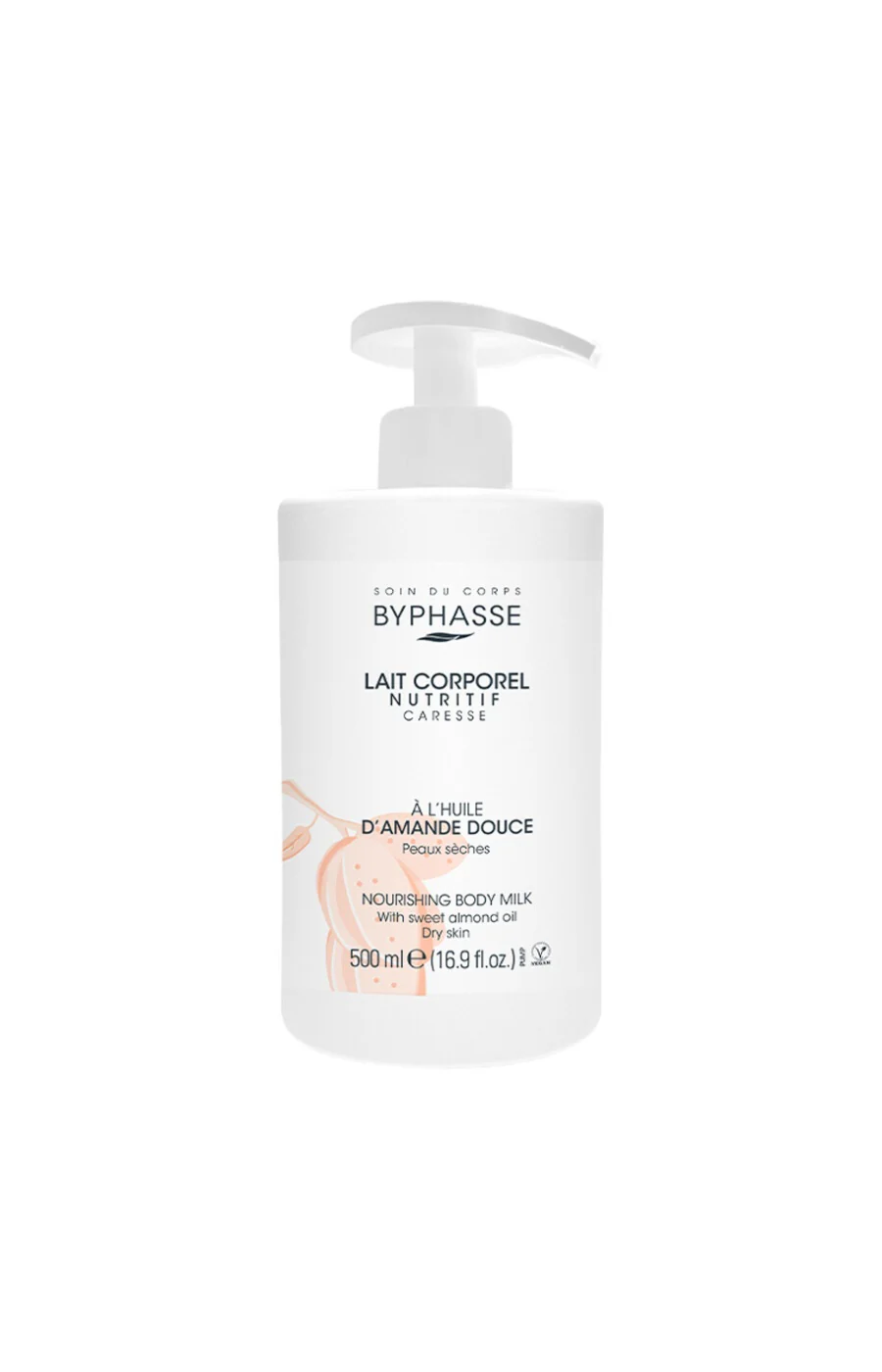 Lait nourrissant - Amande douce - Peaux sèches - 500 ml