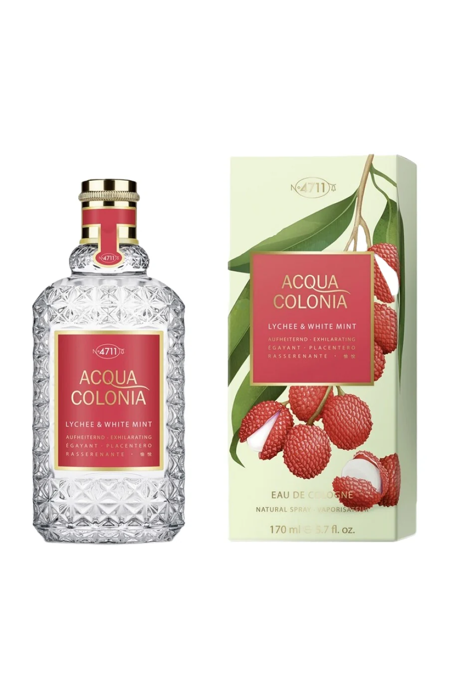 Litchi & menthe Eau de Cologne - Floral fruité