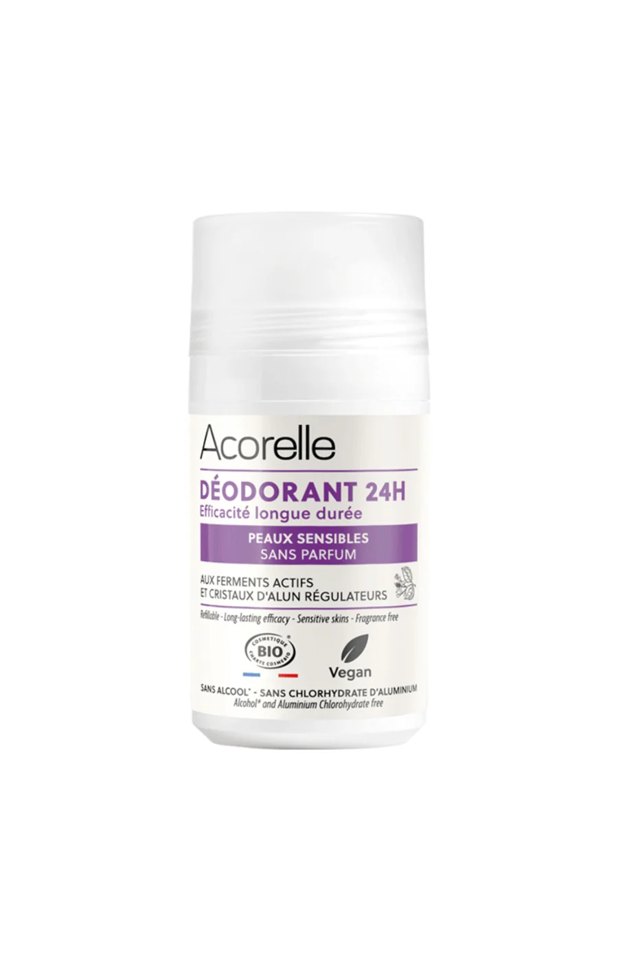 Déodorant roll-on bio - Peaux sensibles - 50 ml