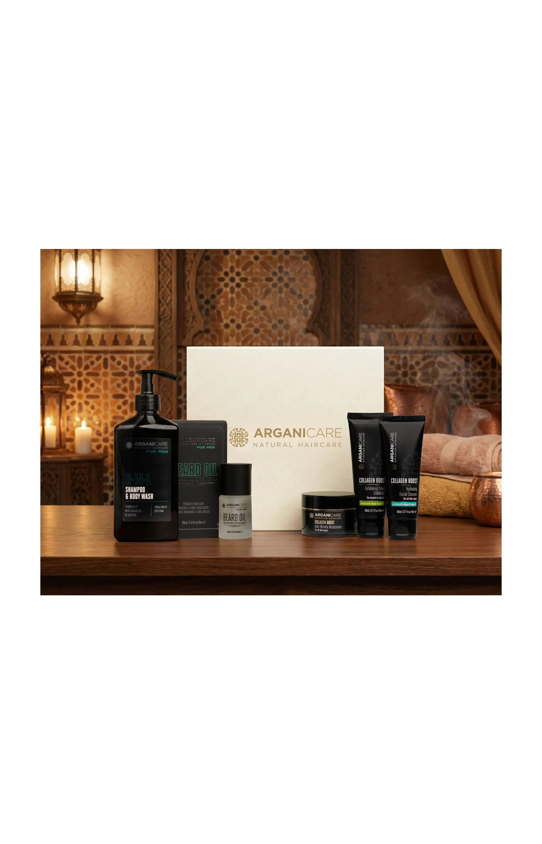 Coffret homme - Cheveux, barbe, visage & corps - 5 produits - Image 2