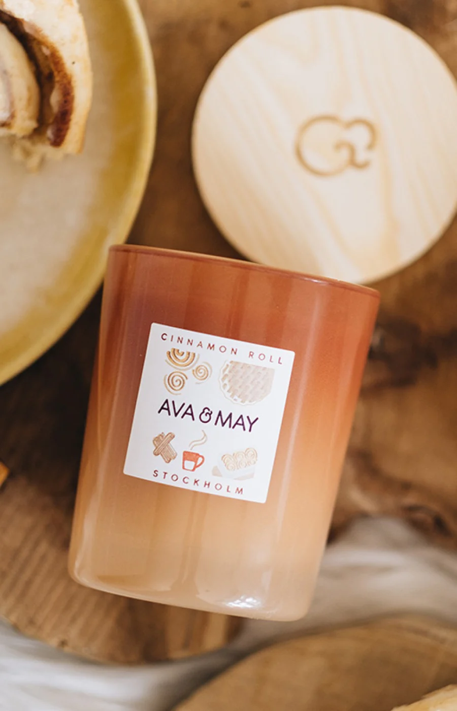 Bougie parfumée - Cinnamon roll - Vanille & cannelle - 180 g - Image 2