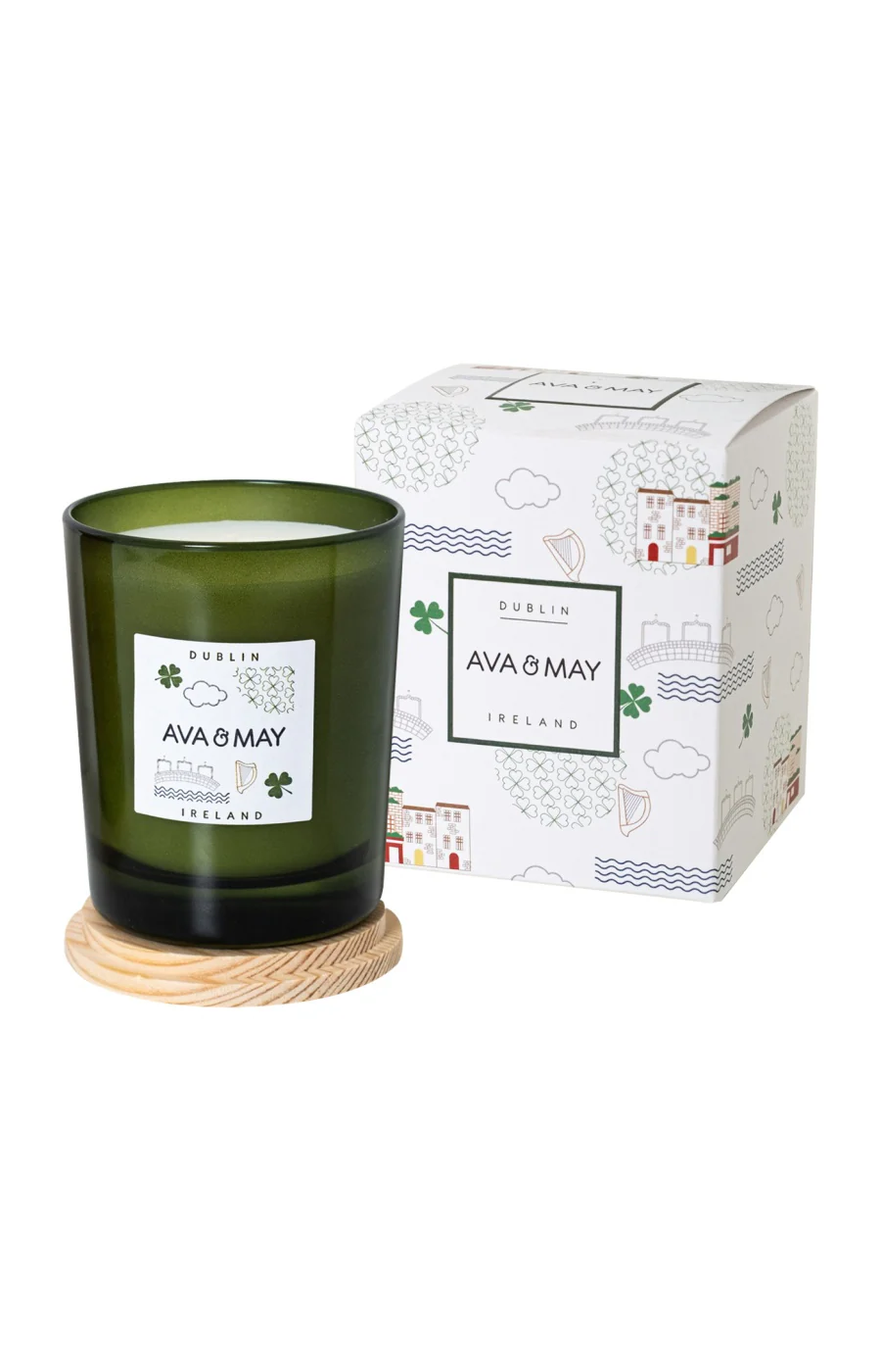 Bougie parfumée - Dublin - Cardamome & patchouli - 180 g