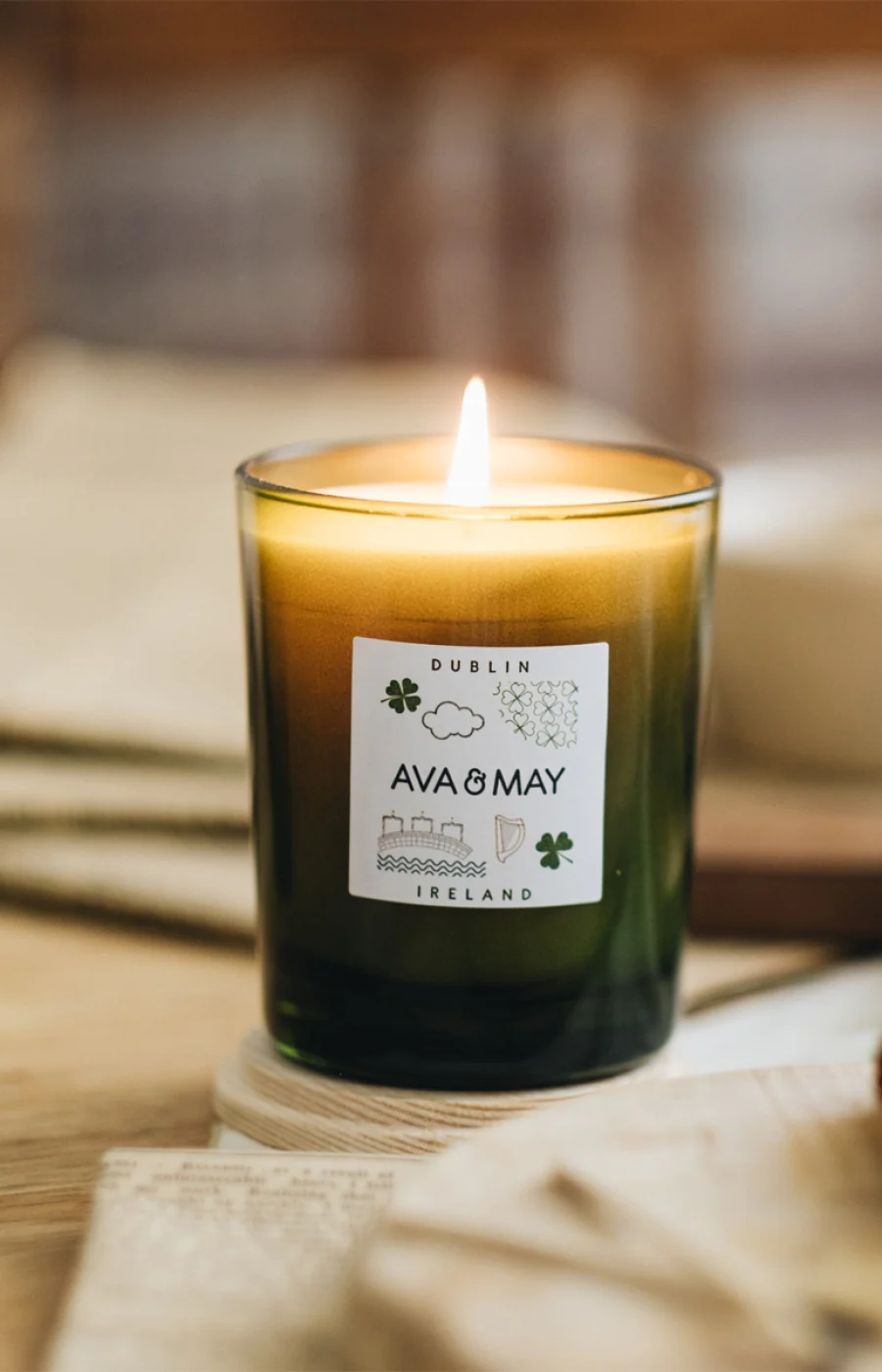 Bougie parfumée - Dublin - Cardamome & patchouli - 180 g - Image 4