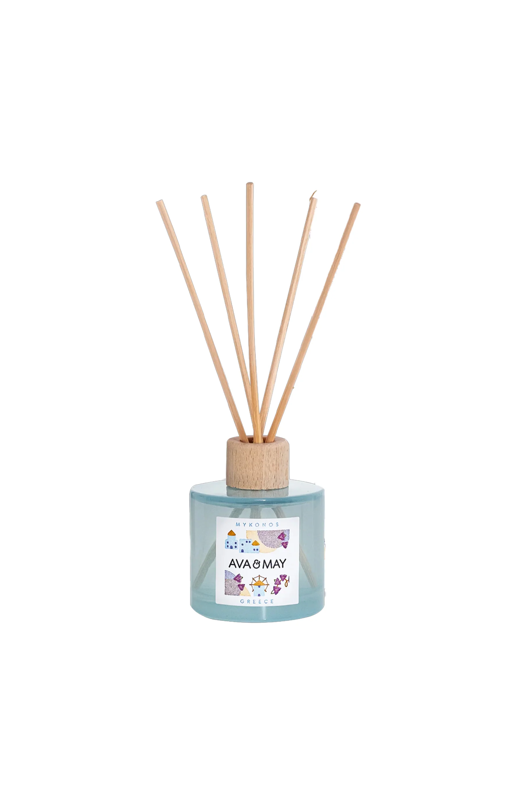 Diffuseur parfum d’ambiance - Mykonos - Fraise & bois de cachemire - 100 ml - Image 3