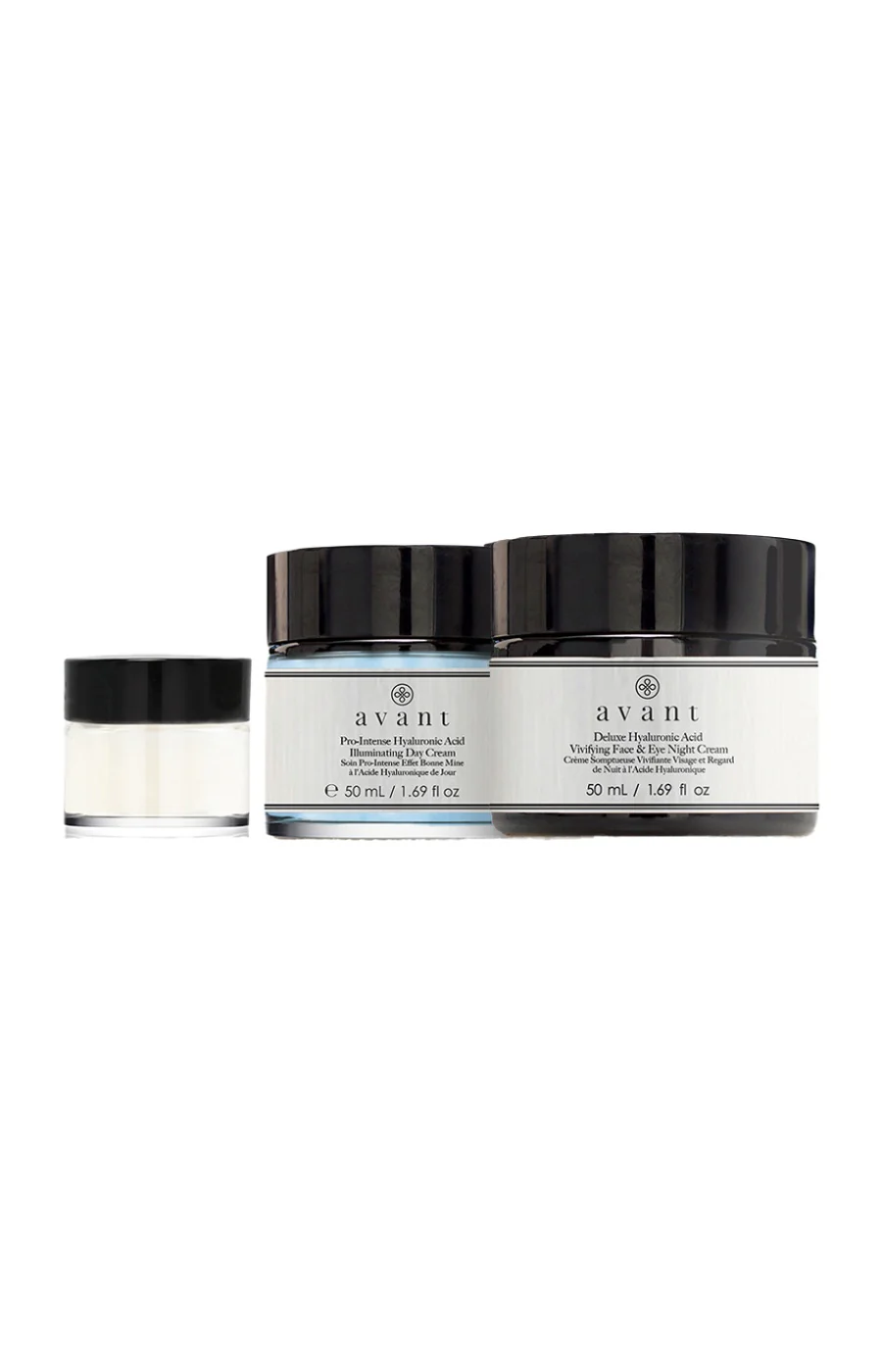 Routine hydratante en 3 étapes - Acide hyaluronique - Visage & yeux - 3 produits