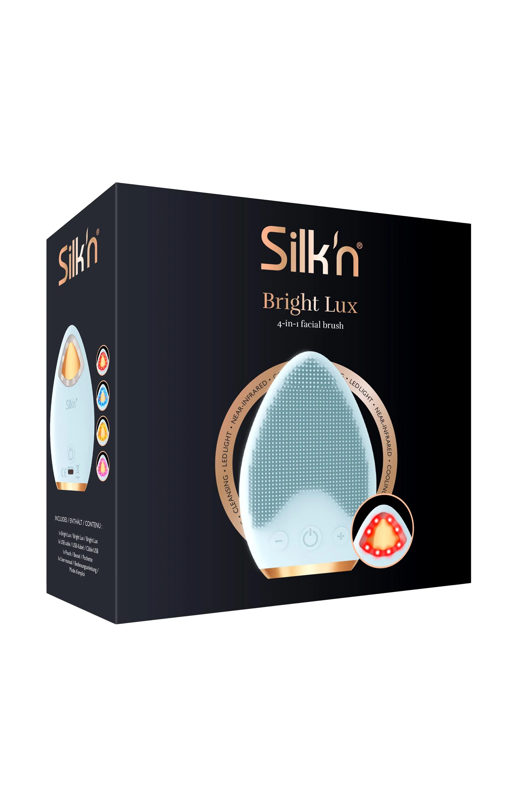 Brosse nettoyante 4-en-1 - Silk’n Bright Lux - Visage - Image 7