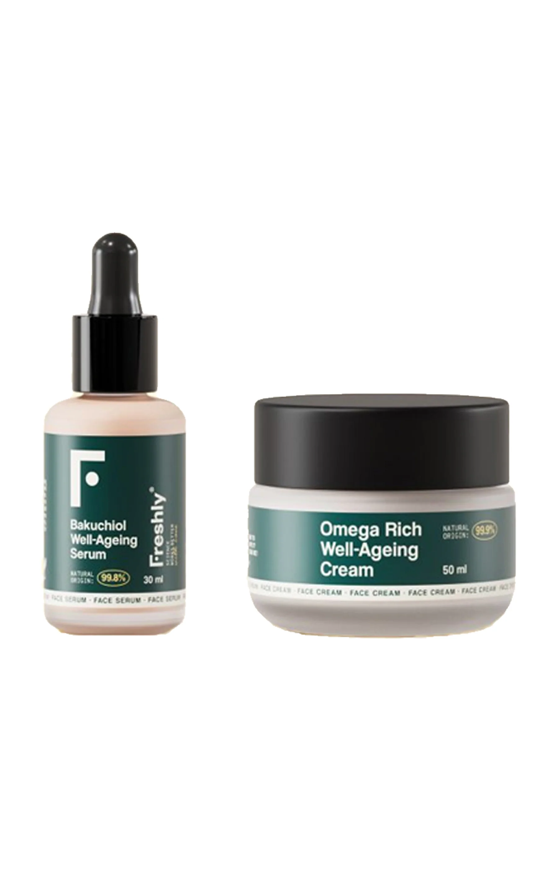 Sérum & crème anti-âge - Bakuchiol & omégas - Peaux matures - Image 2