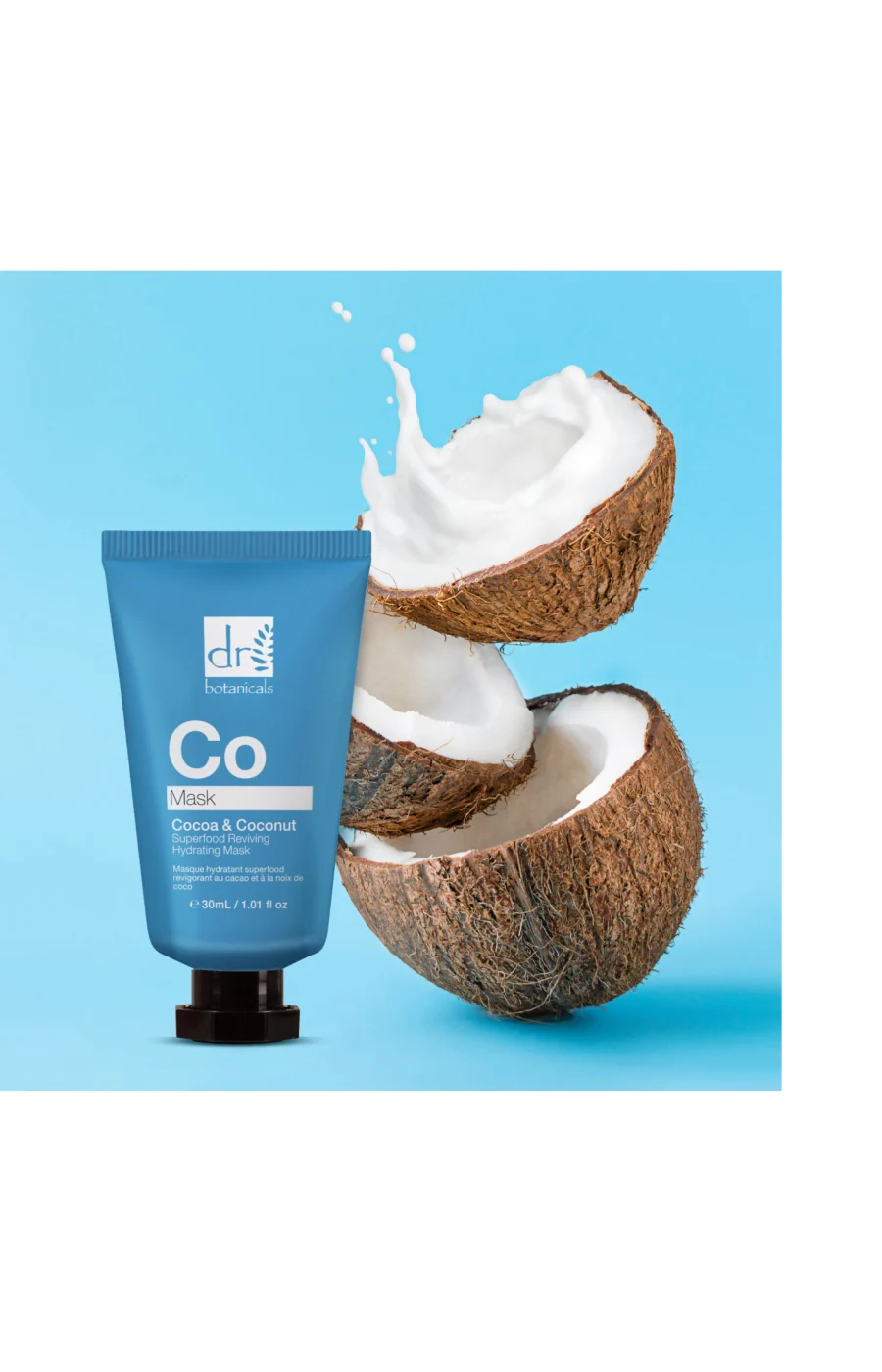 Masque revitalisant & nourrissant - Beurre de cacao & huile de coco - 30 ml - Image 4