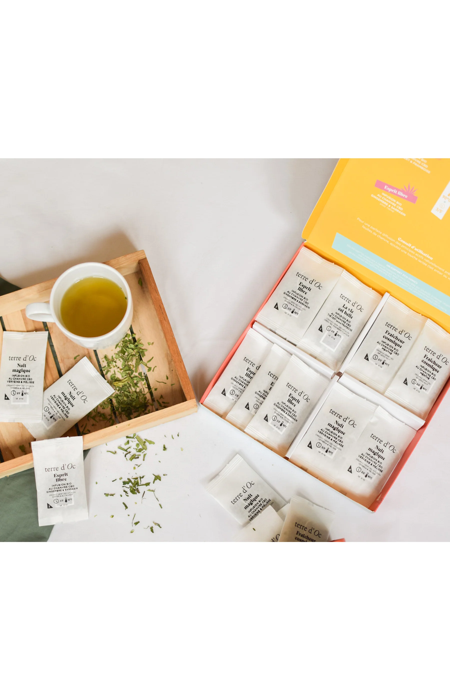 Coffret Infusions - Chanvre - 4 x 8 sachets - Image 2