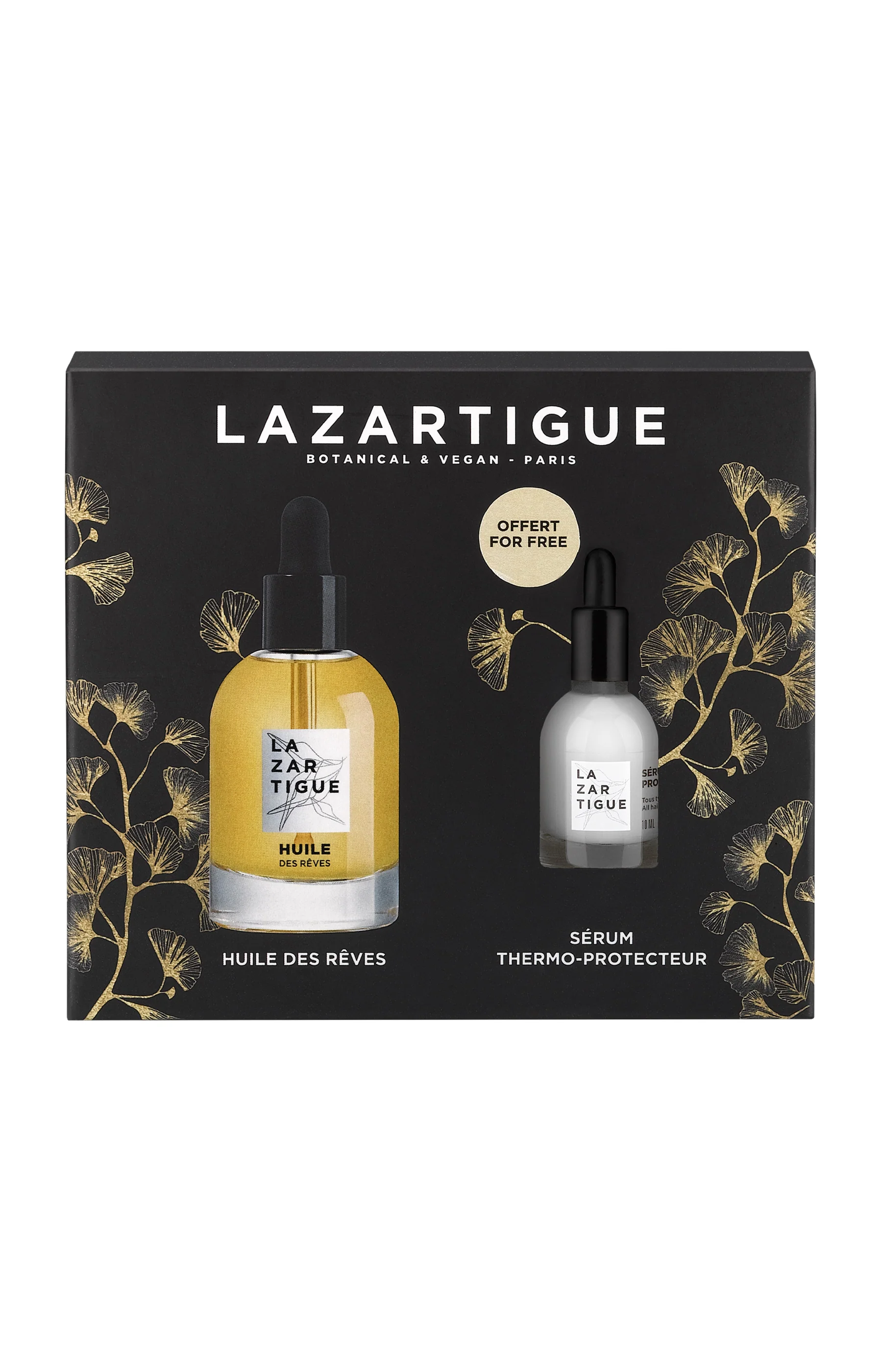 Coffret huile des rêves & sérum thermoprotecteur - Cheveux abîmés - 2 produits