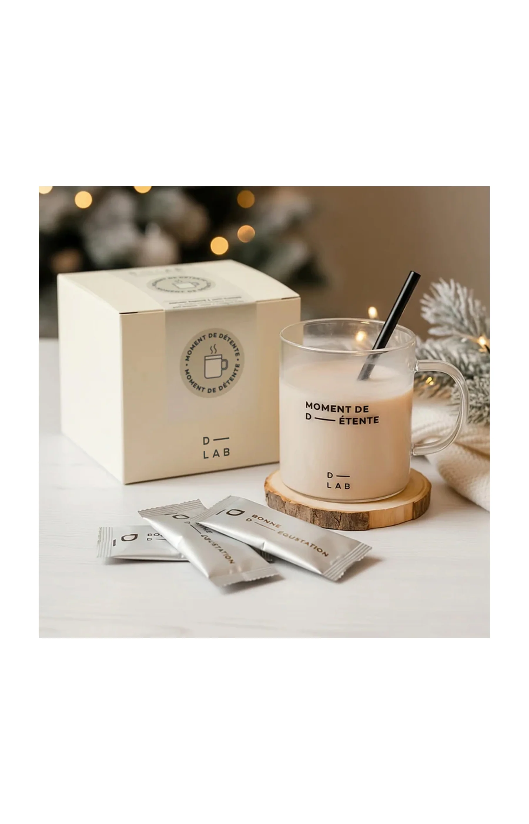 Coffret stick & mug - Collagène & acide hyaluronique - Choco-noisette - 14 jours - Image 2
