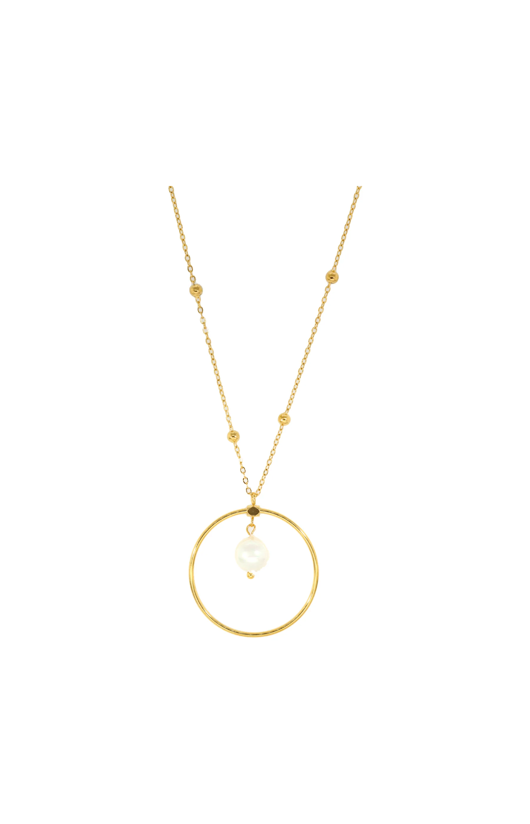 Collier Inès - Acier inoxydable - Doré - Image 2