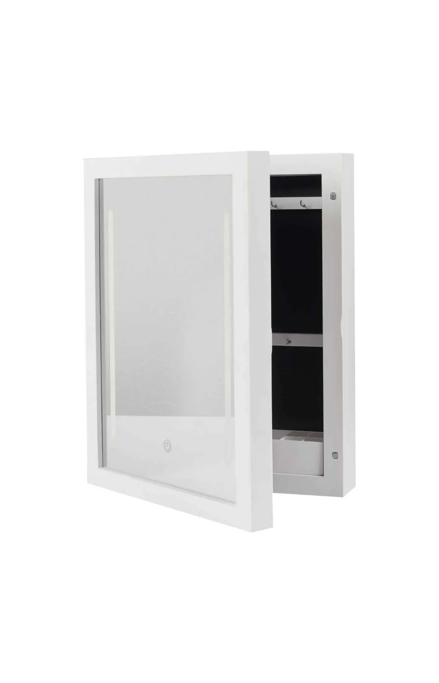 Miroir armoire LED - Blanc