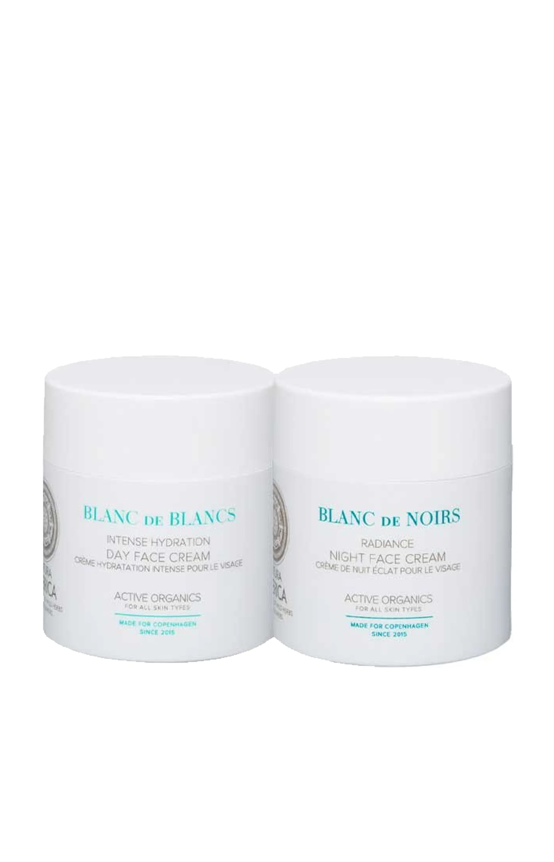 Crème hydratation & éclat - Blanc des blancs - Jour & nuit - Peaux sèches - 2 x 50 ml