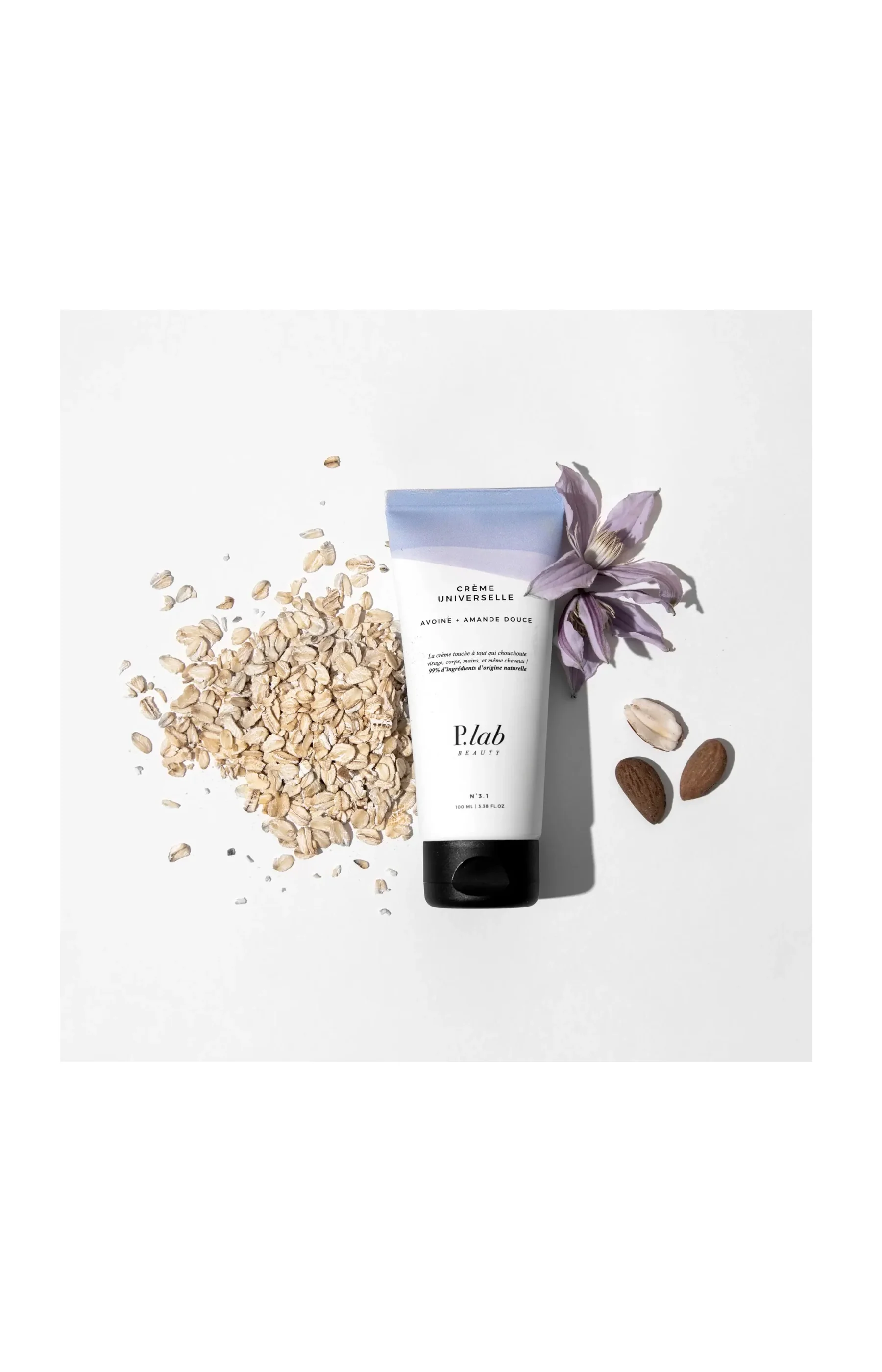 Crème universelle multi-usage - Avoine & amande douce - 100 ml - Image 3
