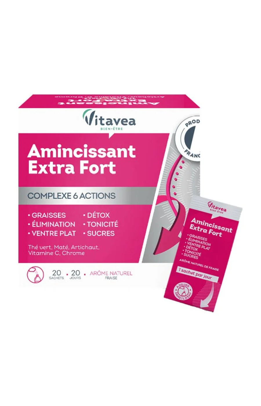Cure amincissante - Extra Fort - Fraise - 2 mois