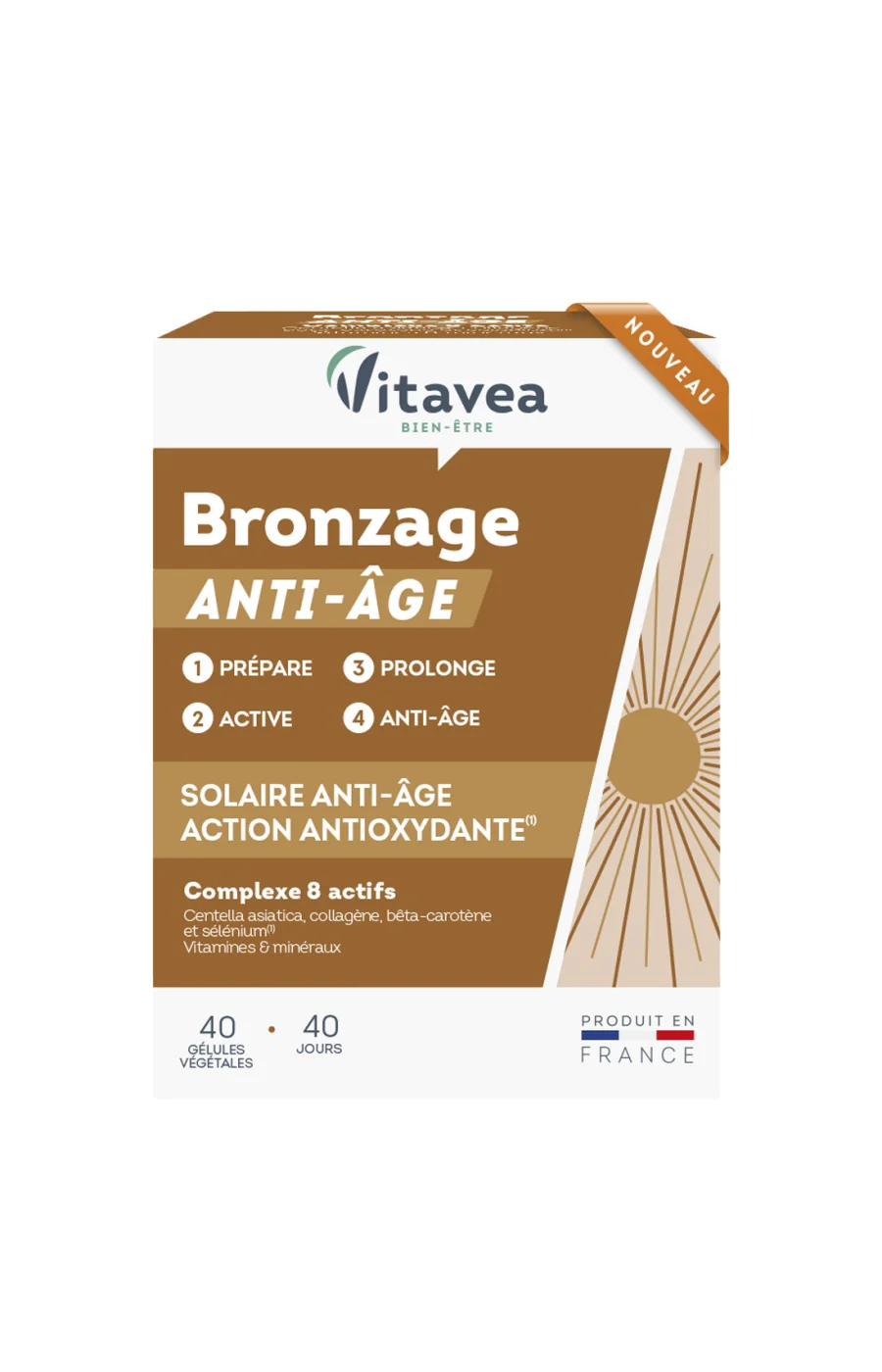 Cure anti-âge & bronzage - Vitamines & minéraux - 40 jours