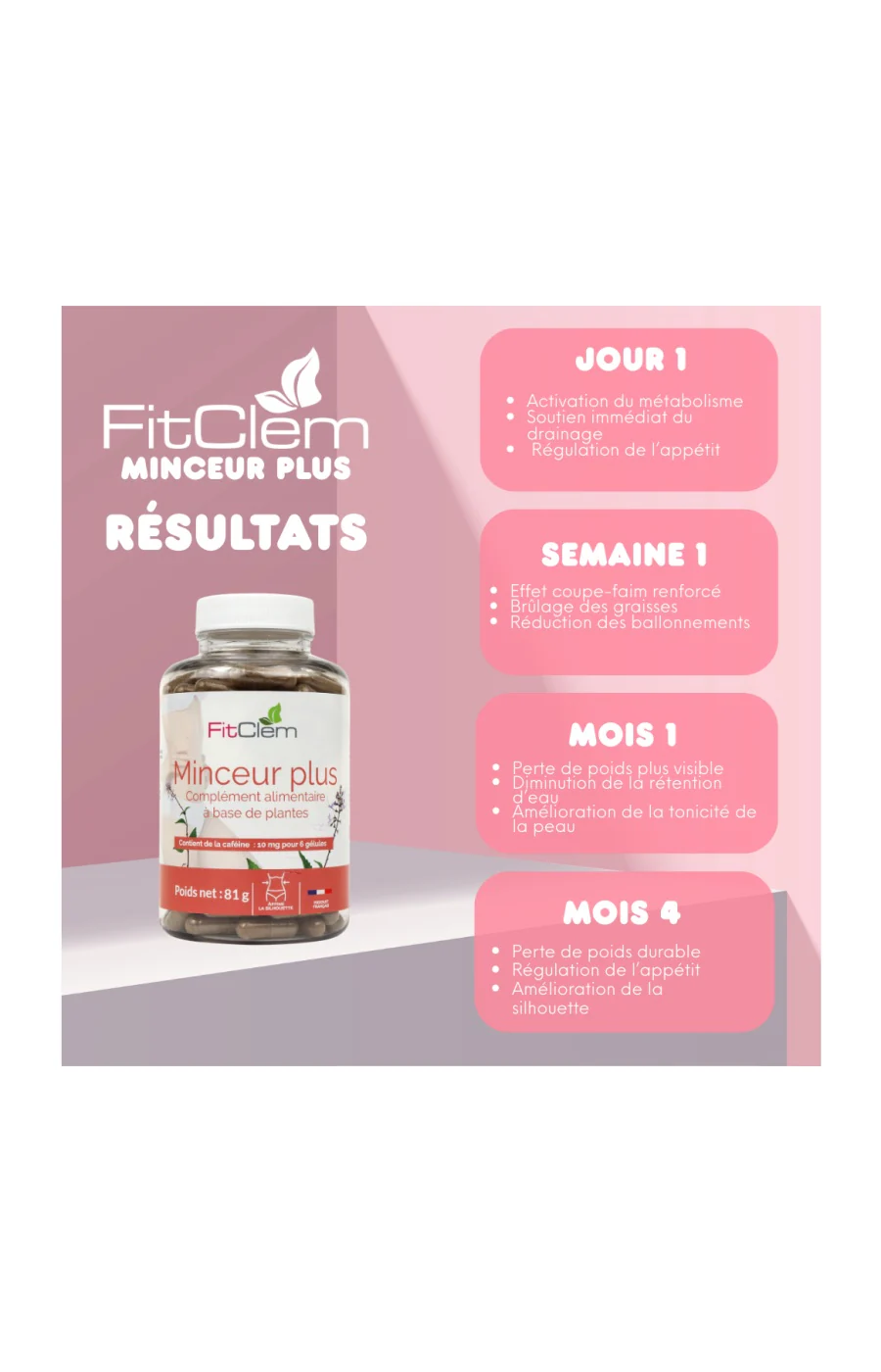 Cure perte de poids & satiété - Minceur Plus - 3 mois - Image 7