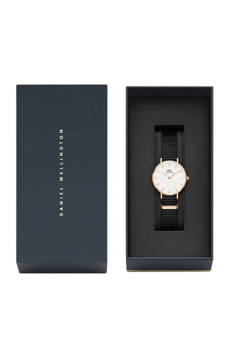 Montre à quartz - Acier inoxydable doré rose & polyester - Femme - Image 2