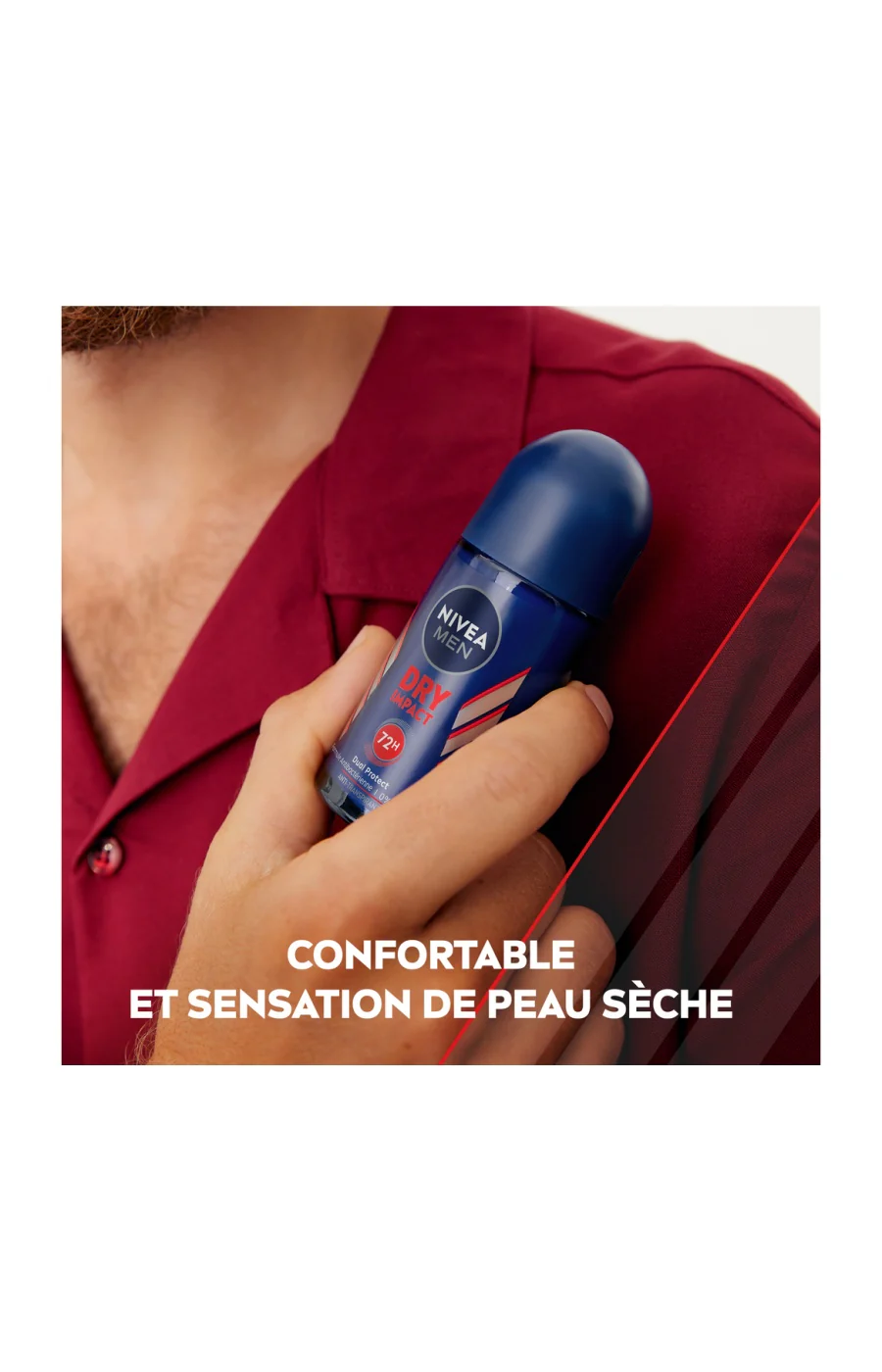 Déodorants bille anti-transpirants 72 h - Homme - 3 x 50 ml - Image 3