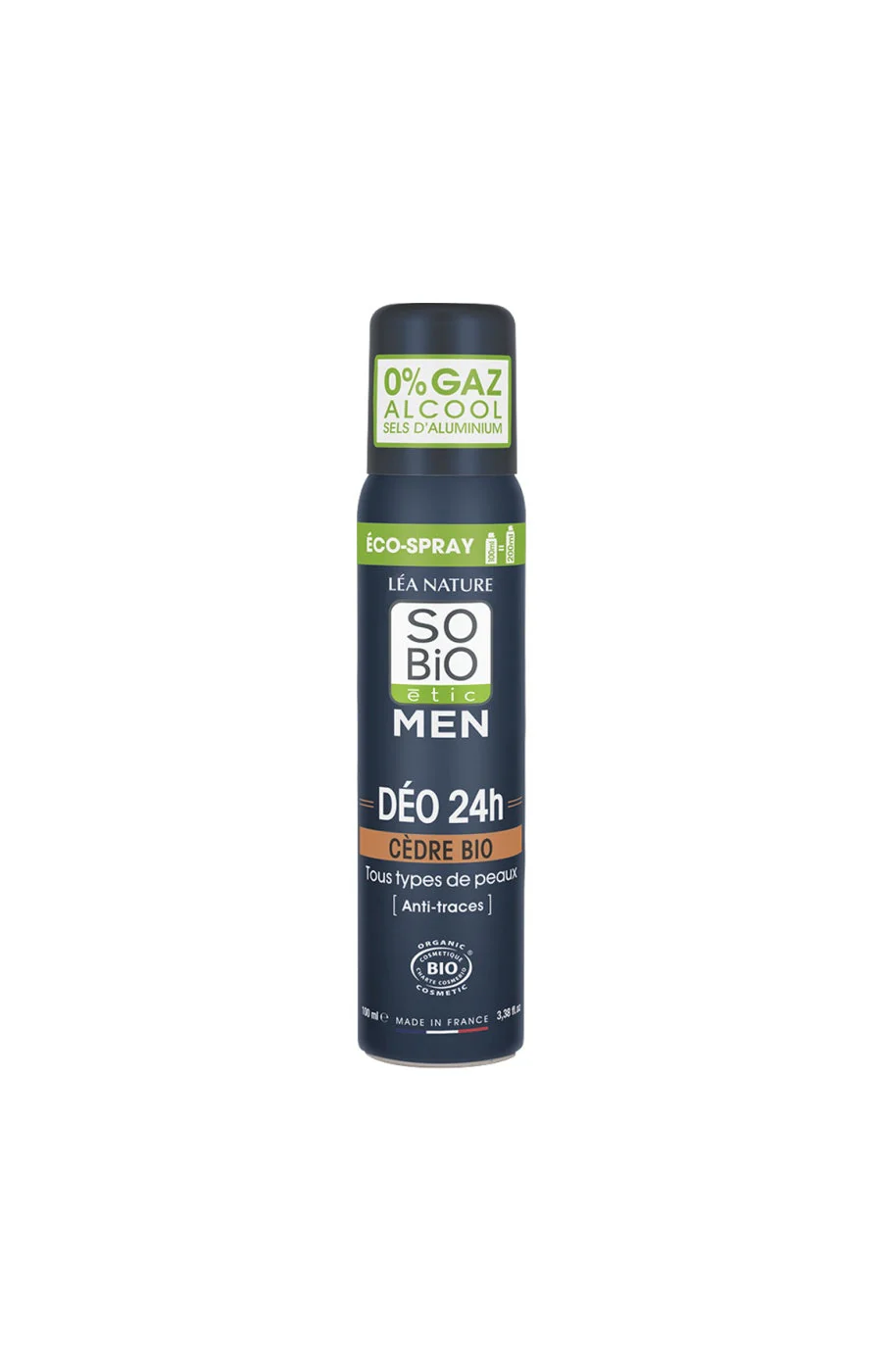 Déodorants soin eco-spray bio 24h - Cèdre - Homme - 2 x 100 ml
