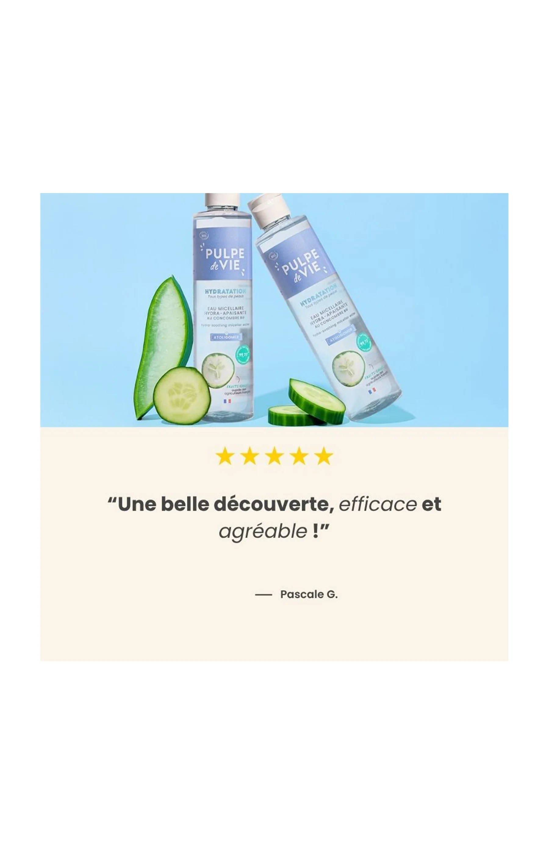 Eau micellaire bio - Hydra-apaisante - Peaux sensibles - 250 ml - Image 6