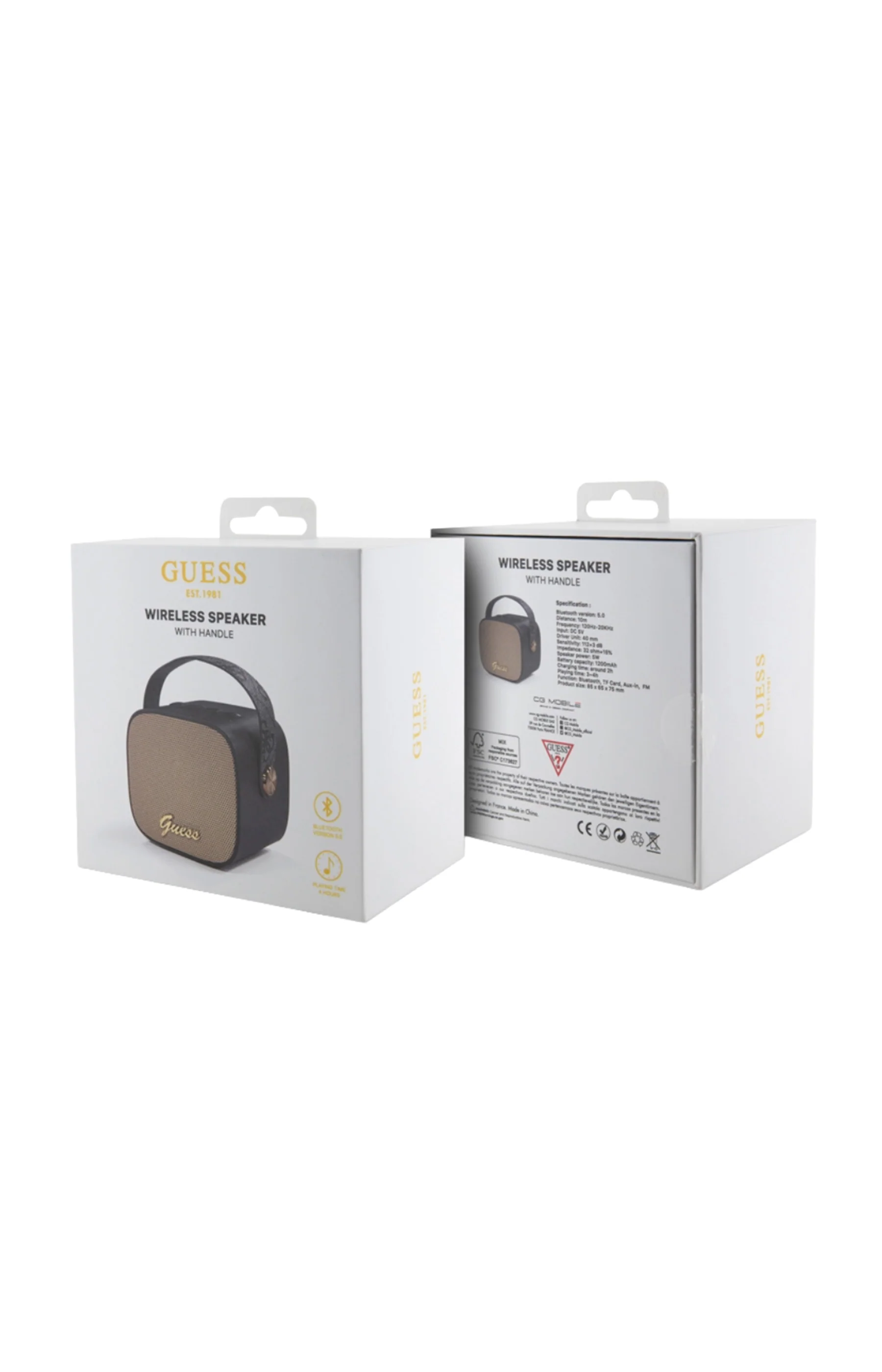 Enceinte bluetooth portable -  Sangle cuir - Image 3