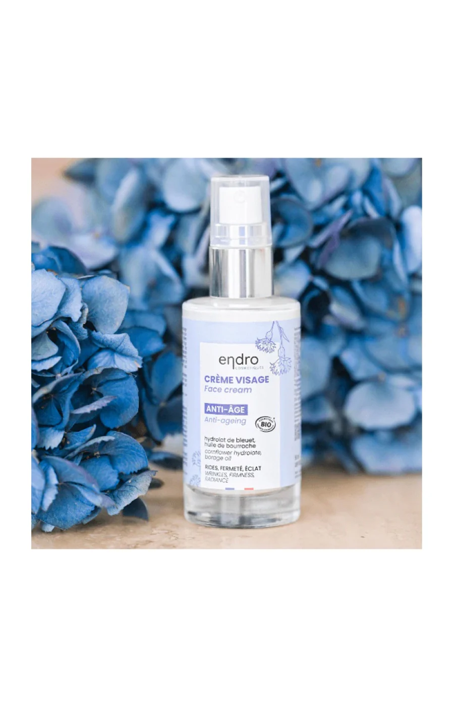 Crème anti-âge bio - Bourrache & bleuet - Visage - 50 ml - Image 3