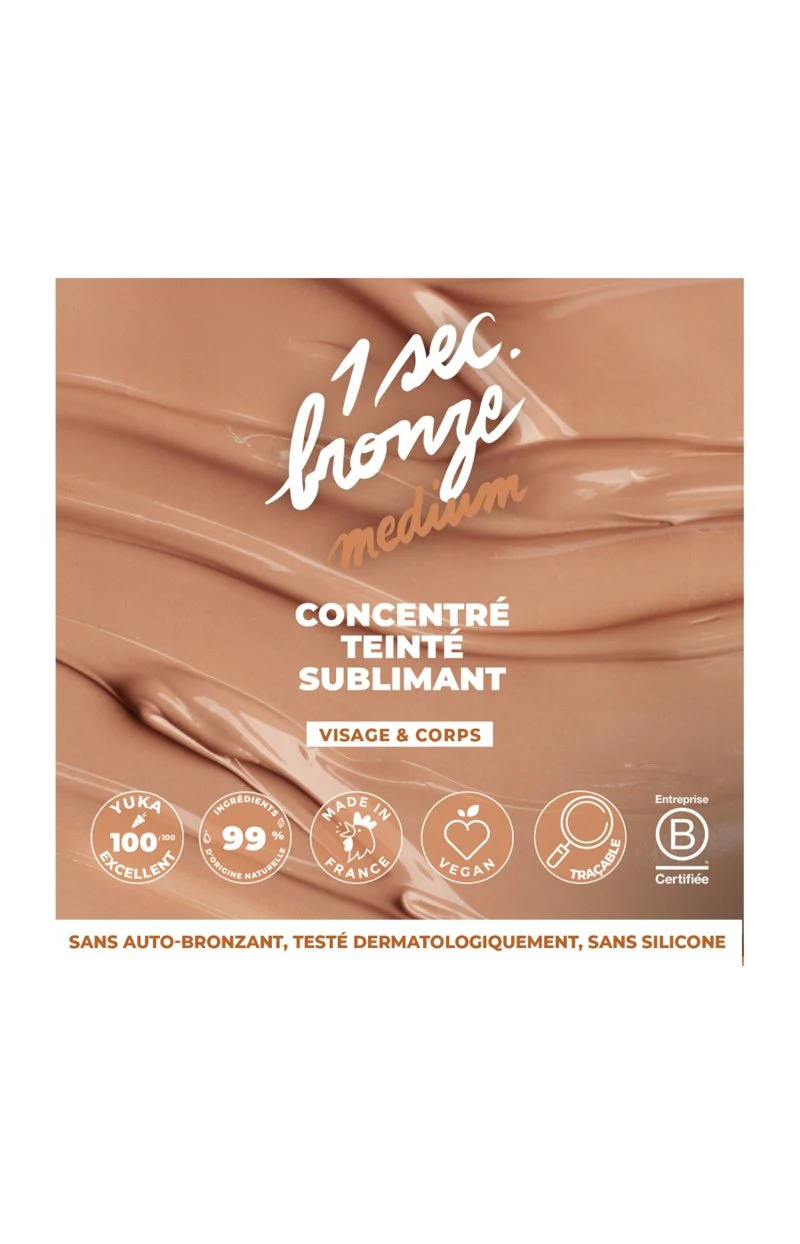 Concentré teinté sublimant - Peaux claires à medium - Visage & corps - 100 ml - Image 5