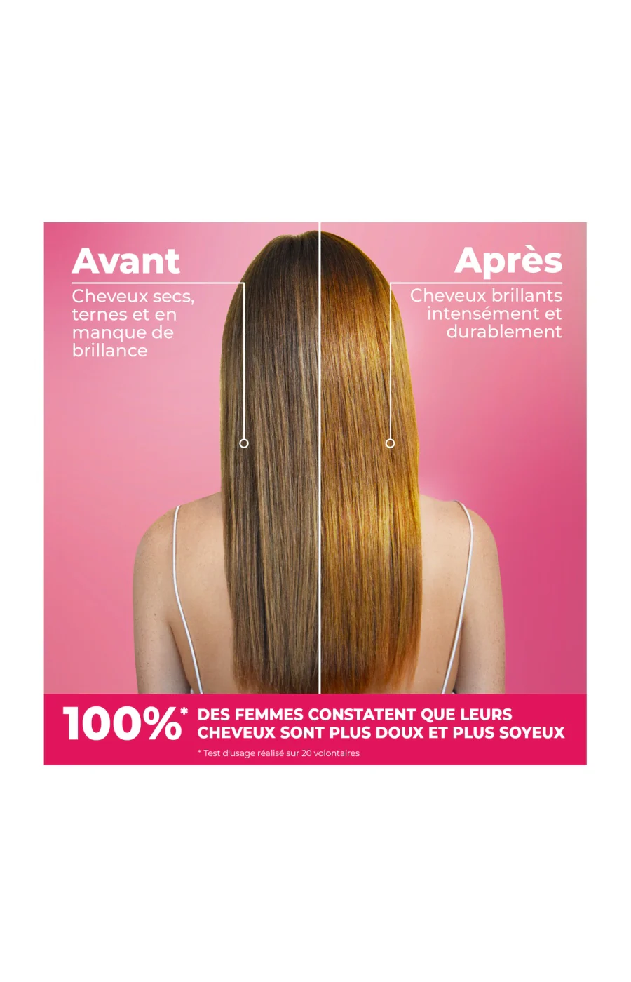 Masque brillance 2-en-1 - Gloss Cherry - Cheveux colorés ou ternes - 200 ml - Image 2