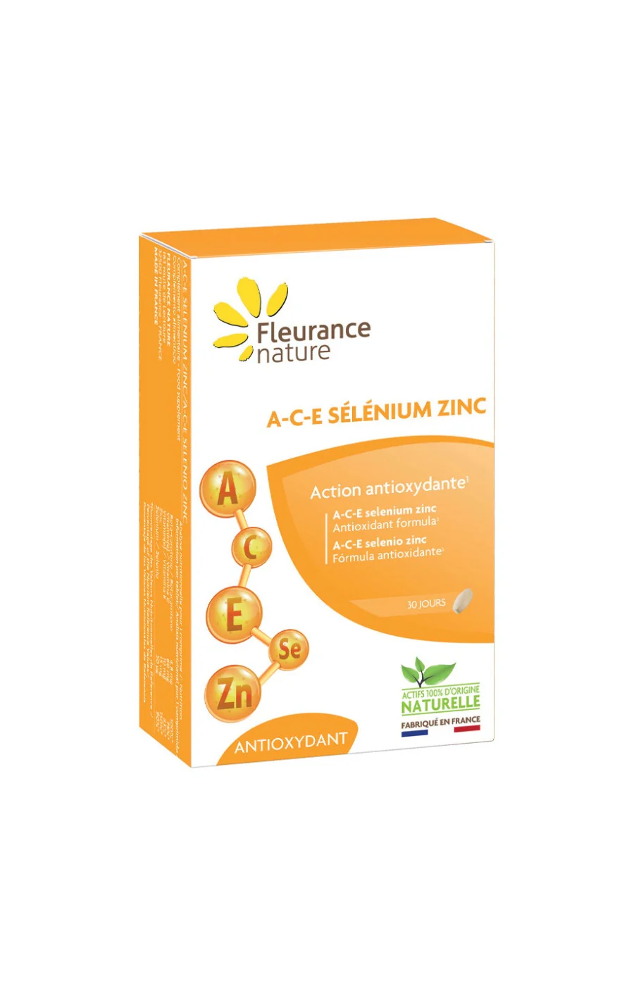 Cure antioxydante & anti-âge - A-C-E sélénium zinc - Visage - 1 mois