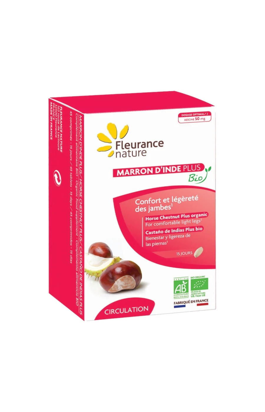 Cure jambes légères bio - Marron d'Inde - 15 jours