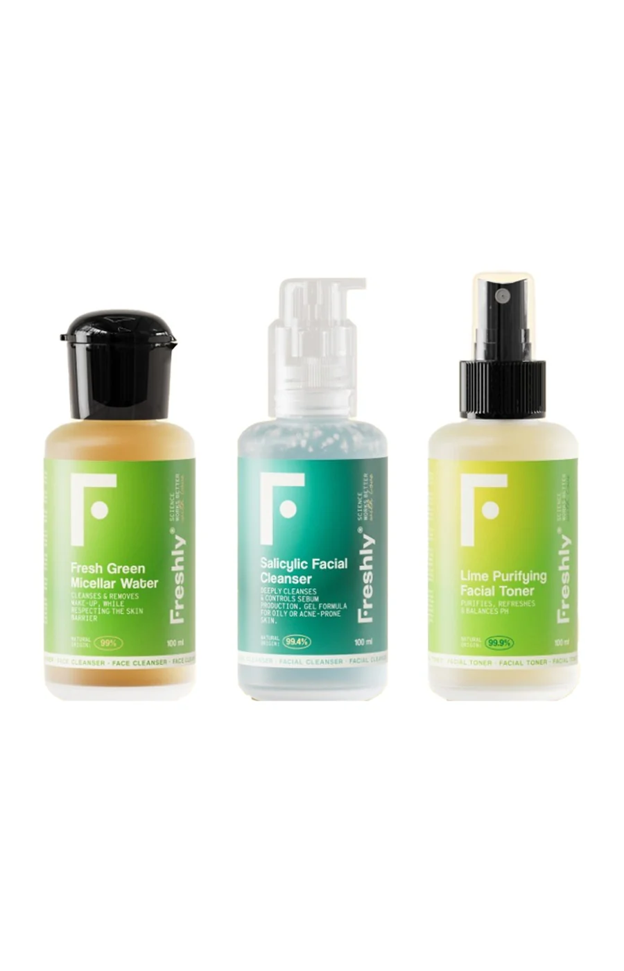 Routine nettoyante & purifiante - Cleanser Trio - Peaux grasses - 3 produits - Image 2