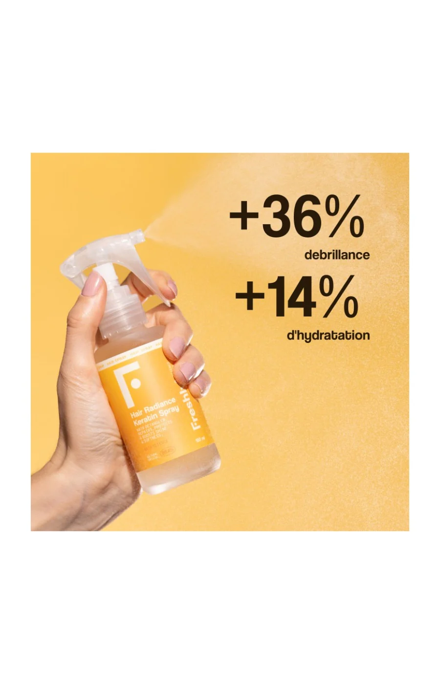 Spray thermo protecteur - Kératine - Cheveux abîmés - 200 ml - Image 2