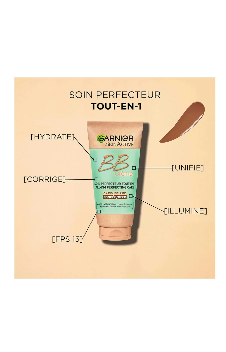 BB crème SPF 15 - Acide hyaluronique & aloe vera - 50 ml - Image 4