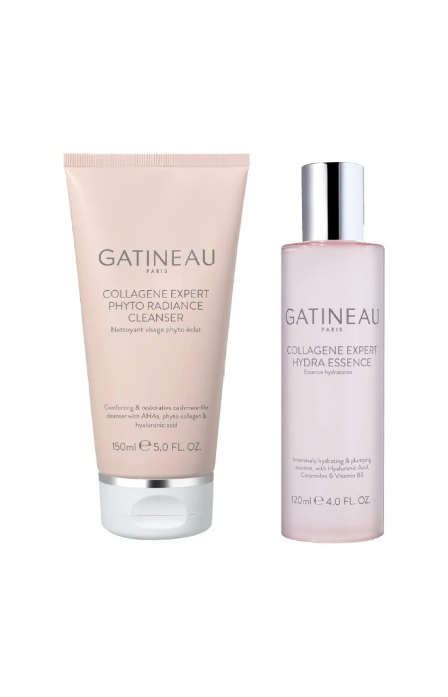 Nettoyant & lotion tonique anti-âge - Collagène & acide hyaluronique - Visage