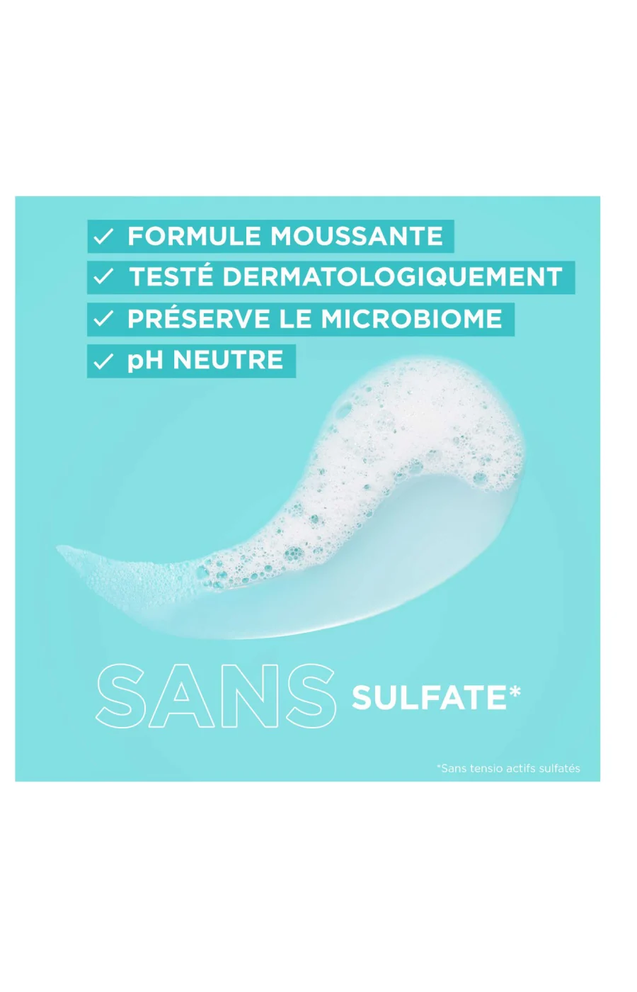 Gel nettoyant apaisant - Acide hyaluronique & aloe vera - Peaux normales à sèches - 250 ml - Image 3