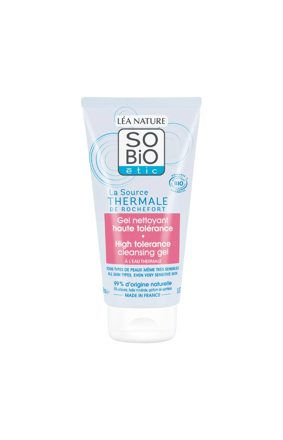 Gels nettoyants haute tolérance bio - Eau thermale - Visage