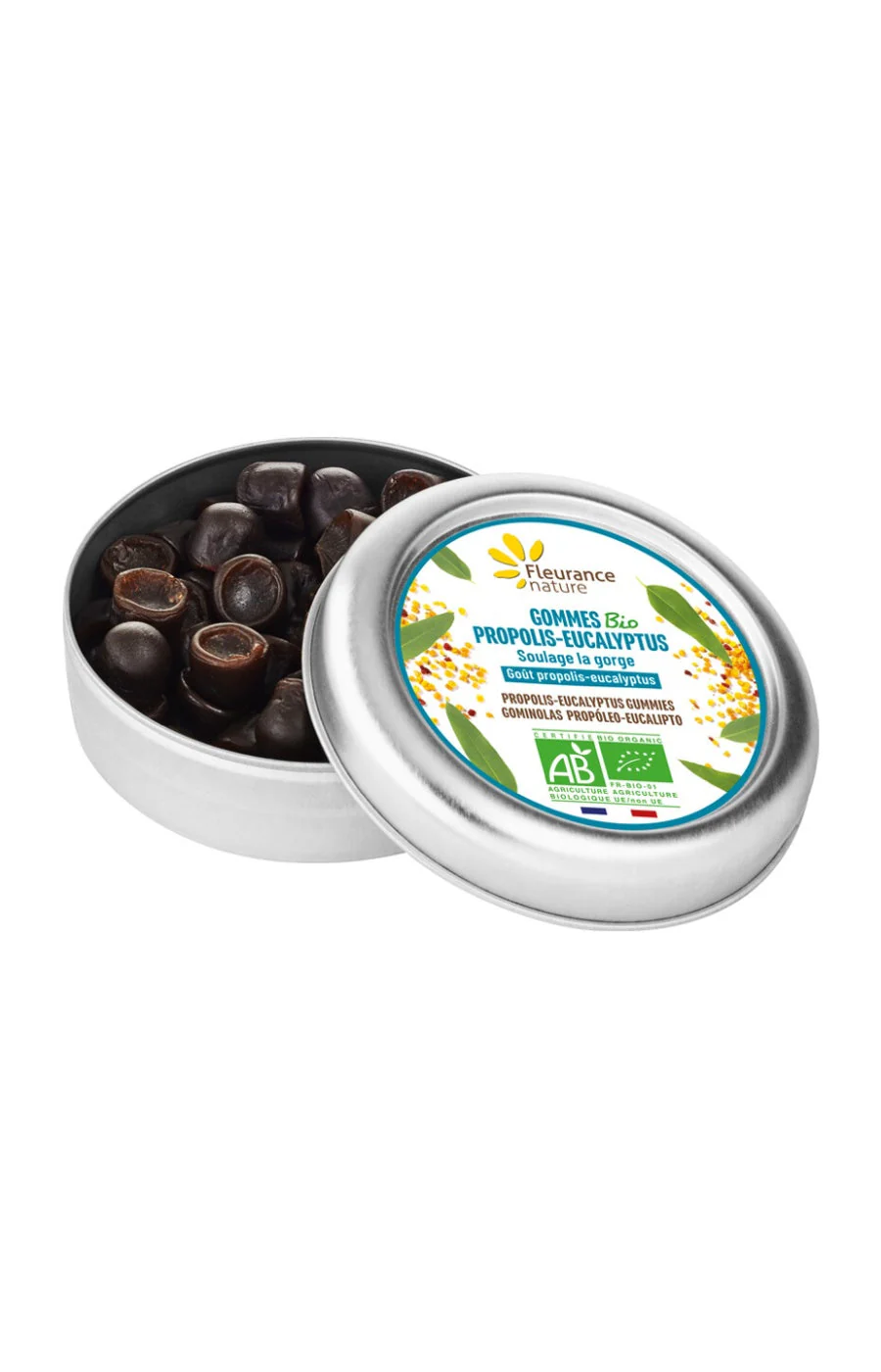 Gommes propolis-eucalyptus bio - Soulage la gorge - 3 x 35 g