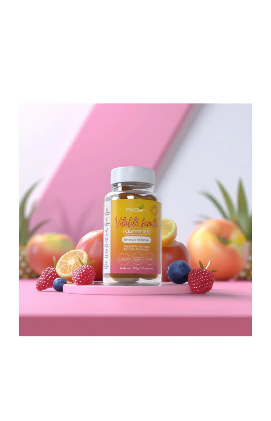 Gummies vitalité - Vitamies & zinc - Myrtille - 3 mois - Image 6