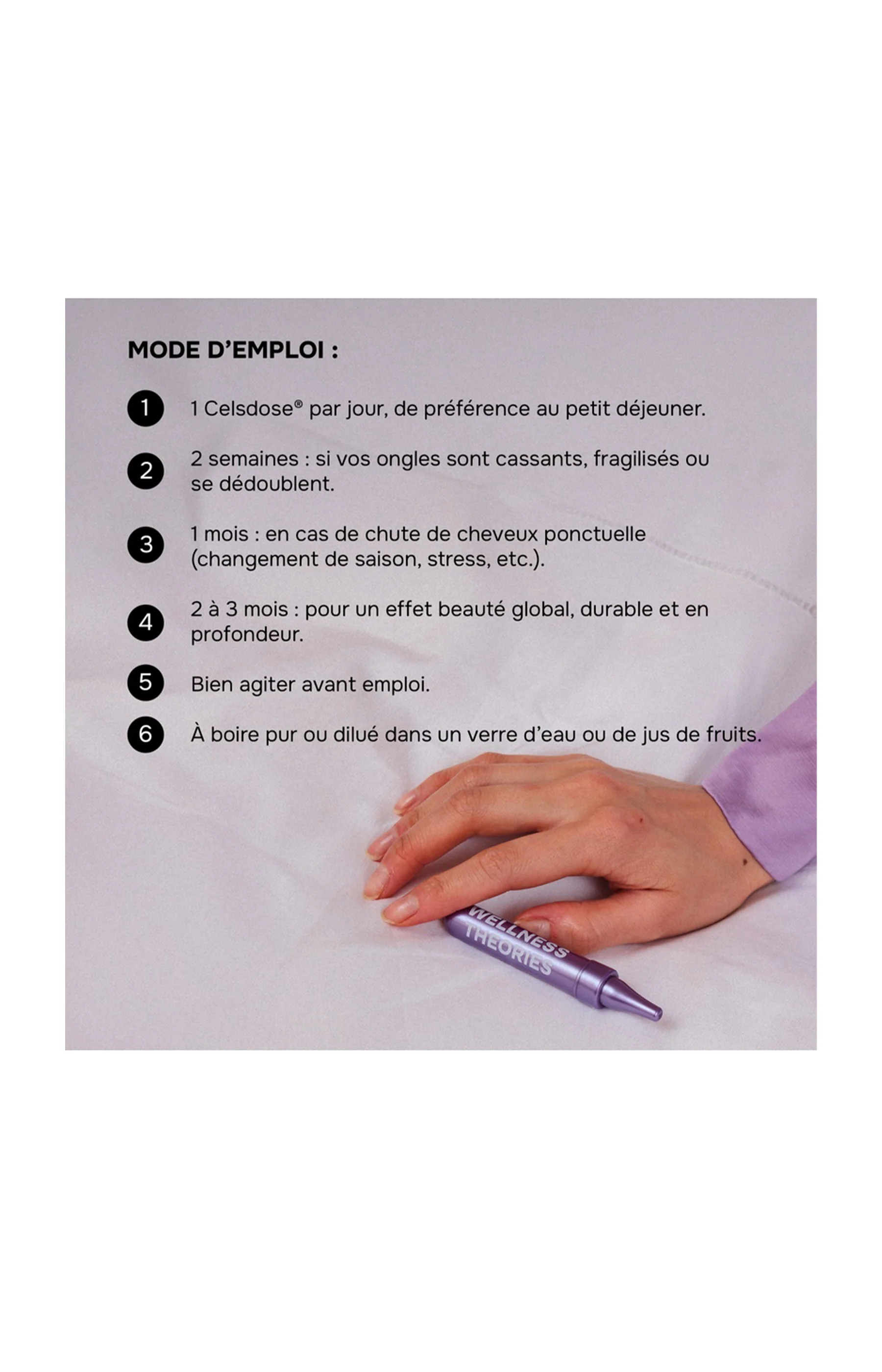 Cure cheveux & ongles - Hair Boost - Pêche - 7 ampoules - Image 4