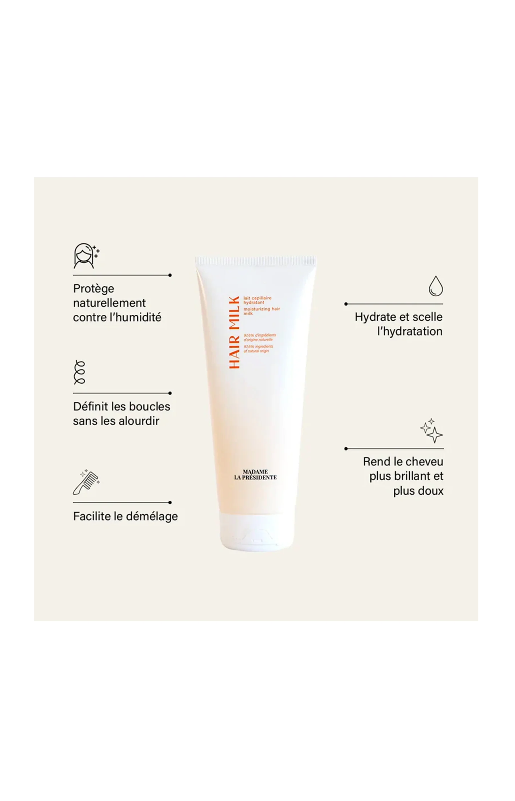 Lait capillaire - Tous types de cheveux - 200 ml - Image 2