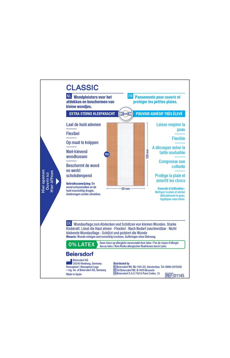 Bandes de pansements flexibles - Classic - 1 m x 6 cm - Image 3
