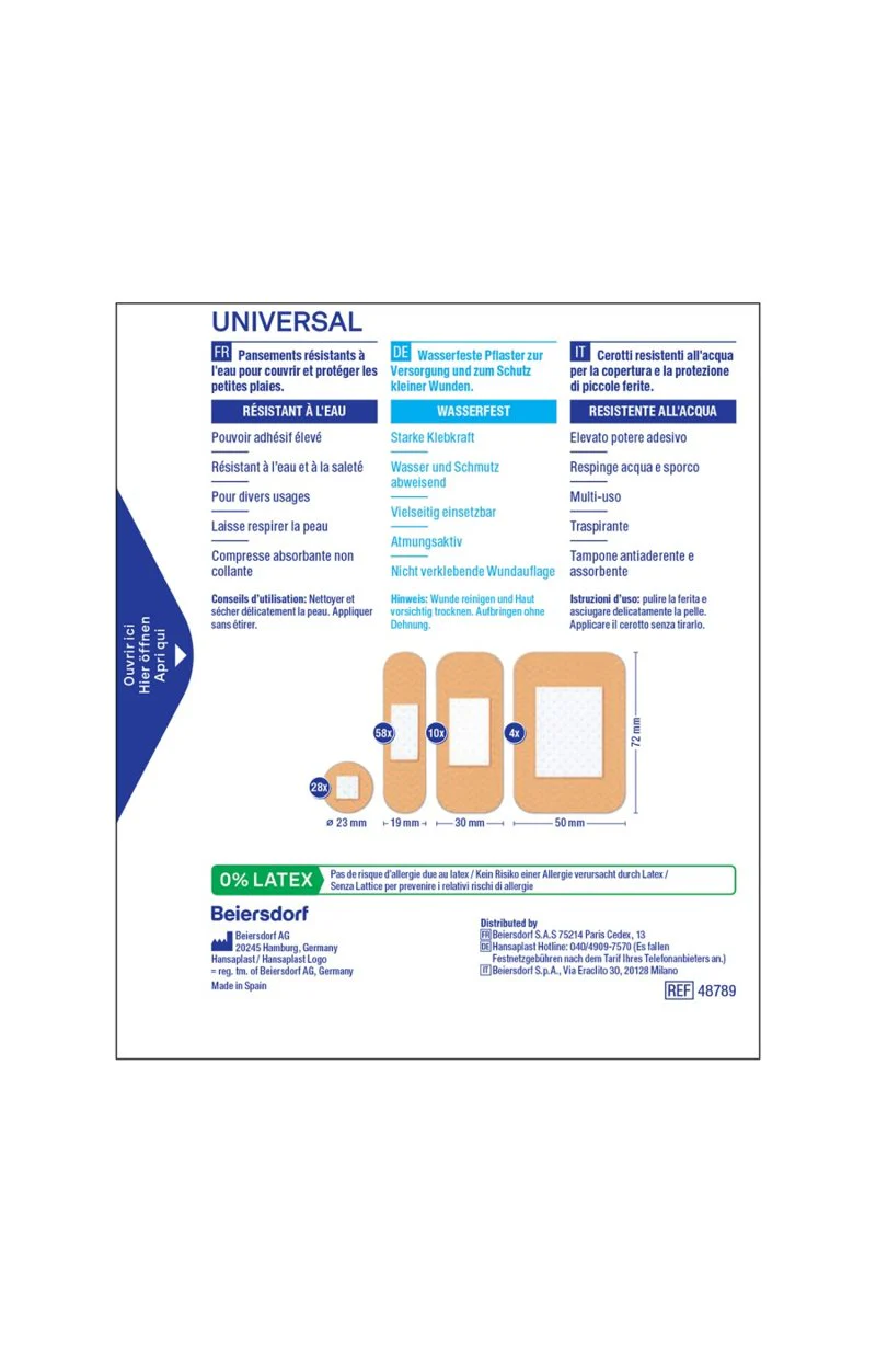 Pansements waterproof - Universal - 100 unités - Image 3