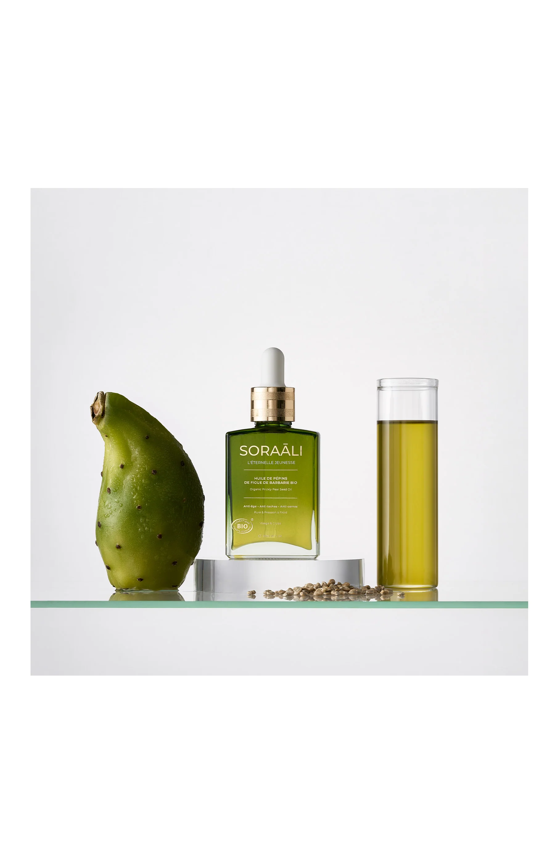 Huile anti-âge - Vitamine E - Pépins de figue de barbarie - 30 ml - Image 2