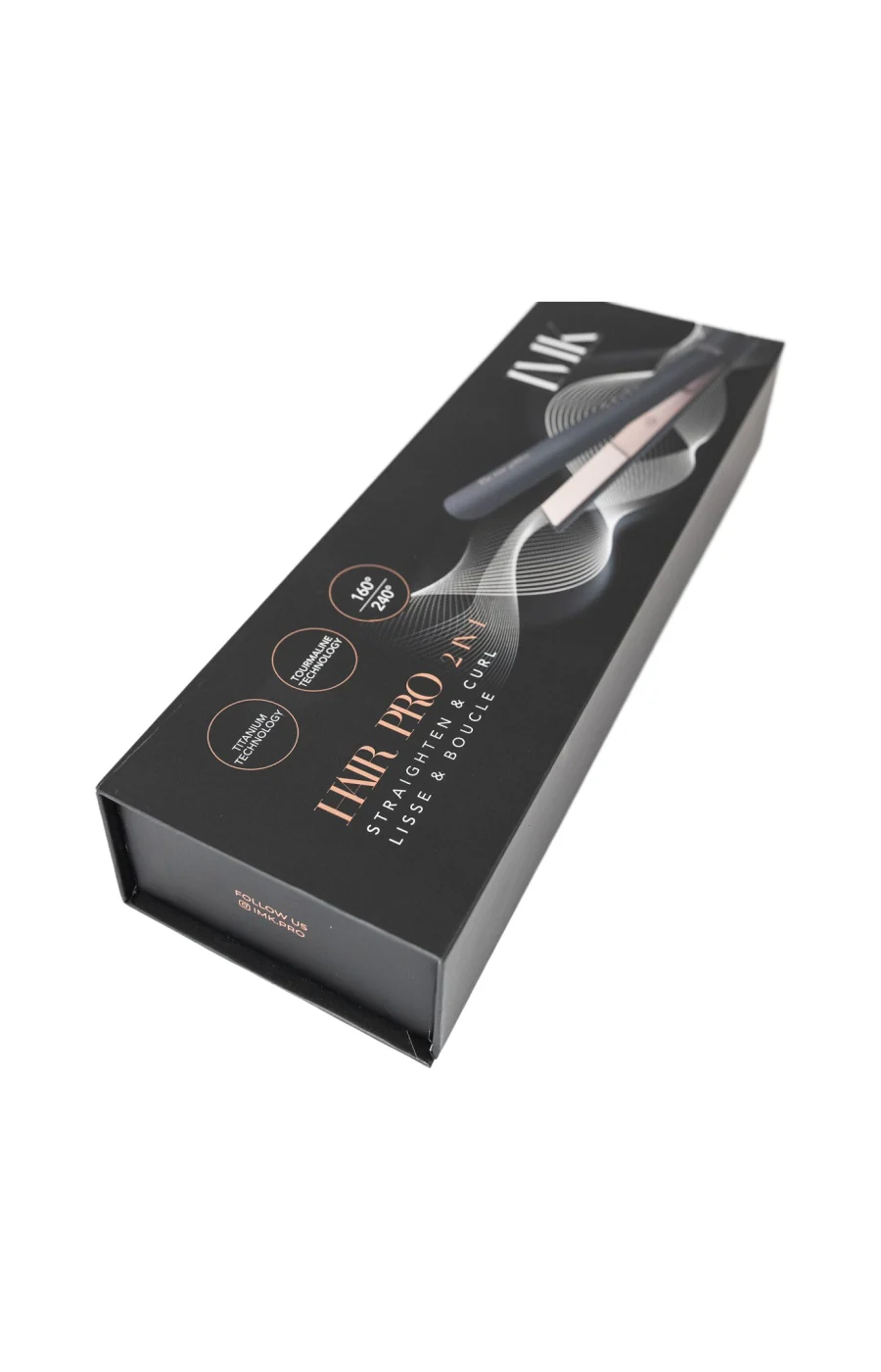 Lisseur professionnel & pinces - Rose gold - Image 2