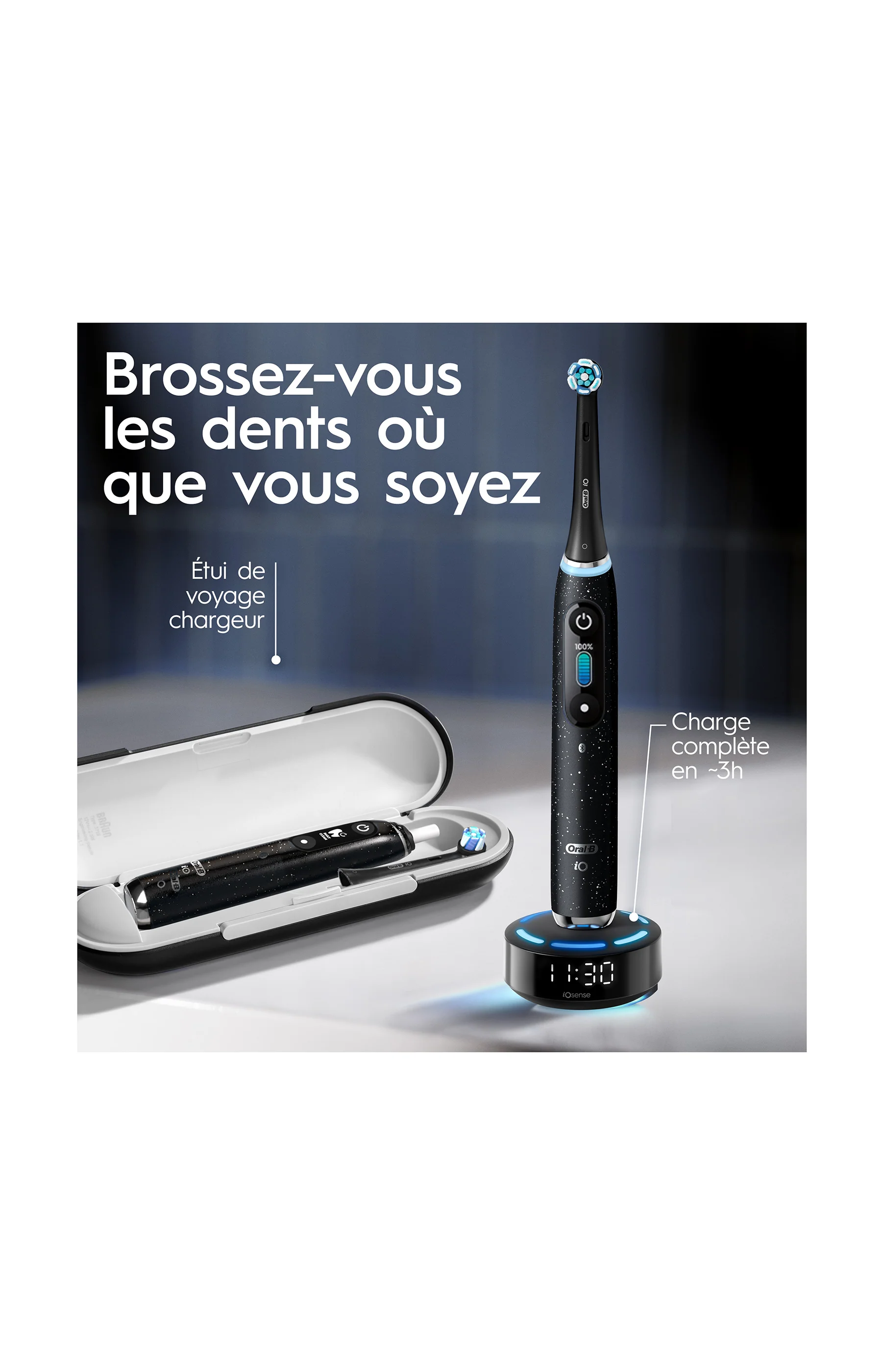 Brosse à dents électrique - iO10 Spreckels - Noir - Image 2