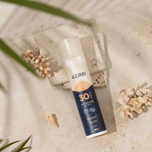 Lait solaire bio SPF 30 - Monoï - Visage & corps - 100 ml - Image 3