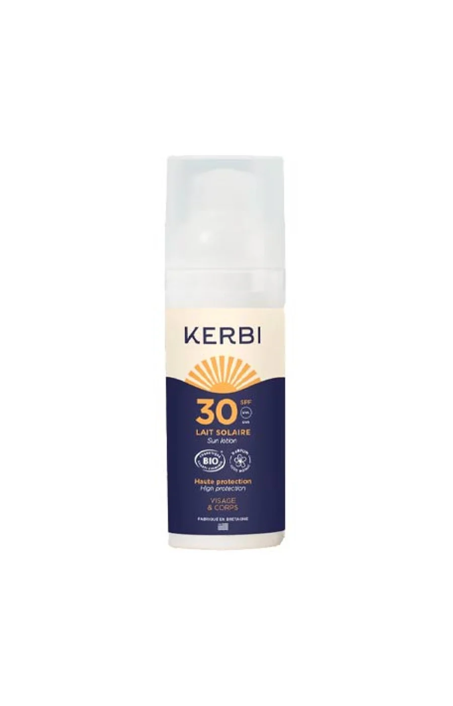 Lait solaire bio SPF 30 - Monoï - Visage & corps - 50 ml - Image 4