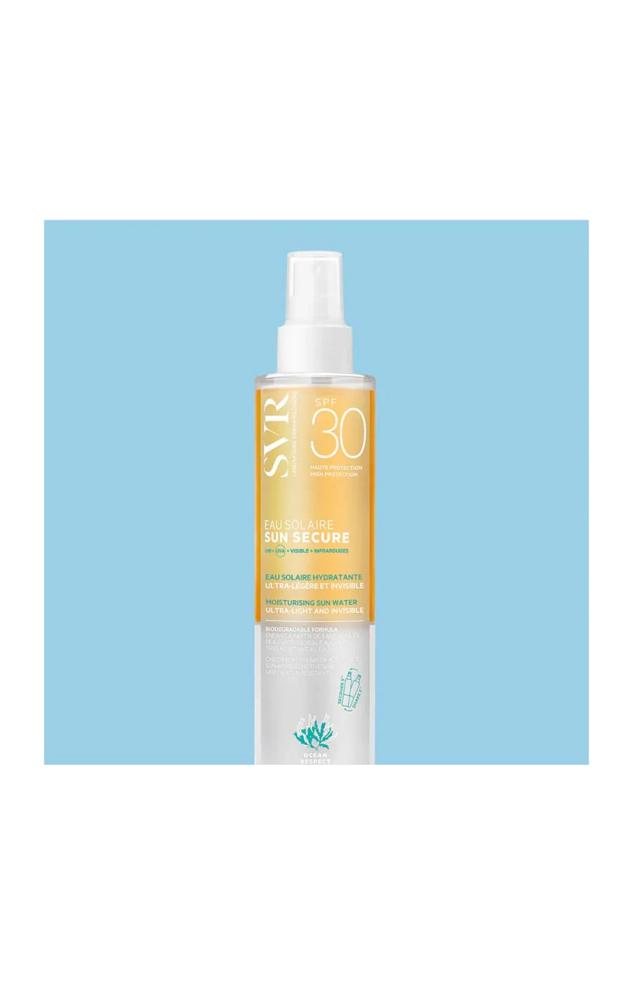 Eau solaire SPF 30 - Sun Secure - Niacinamide & vitamine E - Visage & corps - 200 ml - Image 2